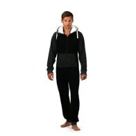 See more information about the Mens Plain Onesie With Hood Micro Fleece